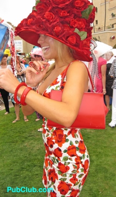 Del Mar Opening Day hat parade