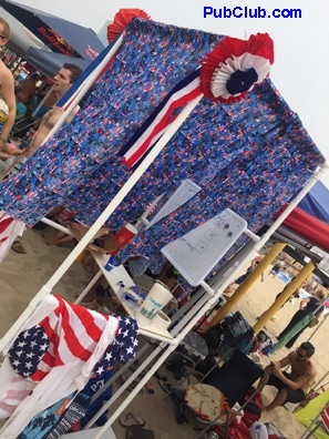 Smackfest Hermosa Beach 2016 election booth