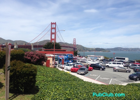 Golden Gate Bridge San Francisco from park