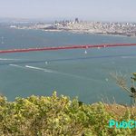 Golden Gate Bridge view from Marin Highlands