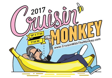 Cruisin' With The Monkey Caribbean cruise logo