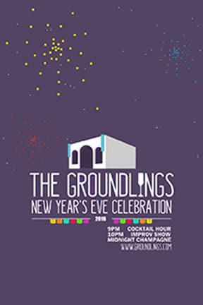 Groundlings NYE show flyer