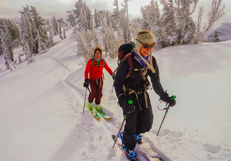 Squaw Valley backcountry skiing
