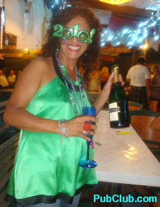 New Year's Eve Virgin Islands Foxy's bar
