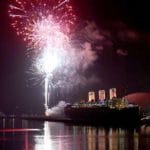 Queen Mary New Year's Eve fireworks
