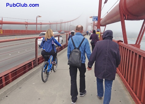 Golden Gate Bridge walking & biking