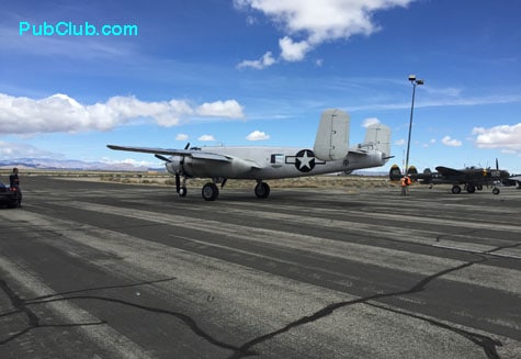 B-25 bomber LA County Air Show Lancaster CA
