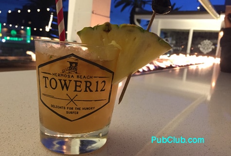 Tower 12 rum drink Hermosa Beach bars