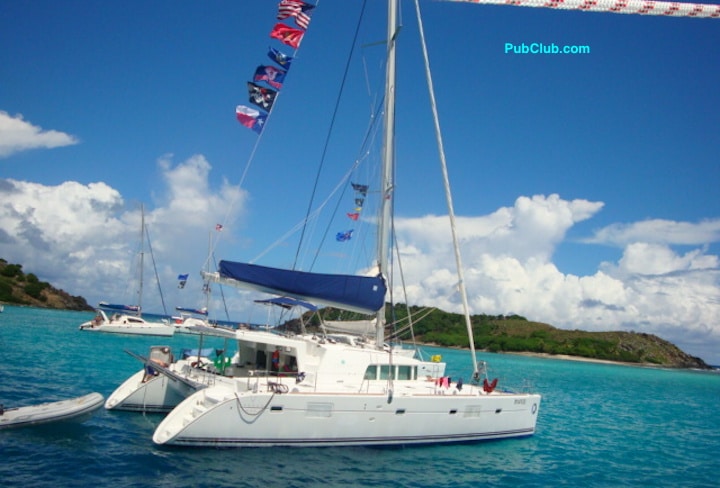 British Virgin Islands chartered sailboat