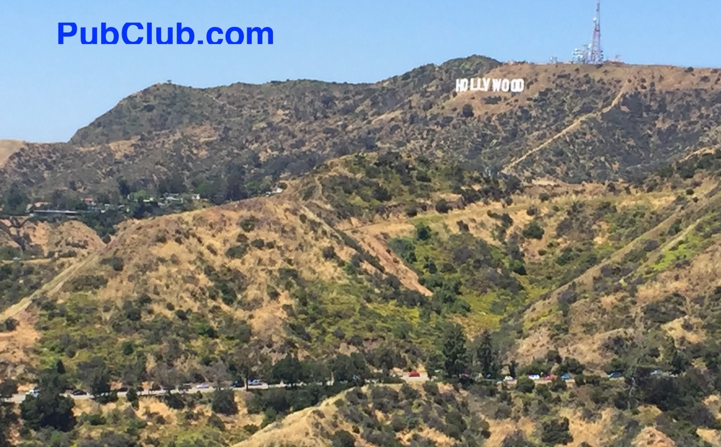 Hollywood Sign Griffith Park Observatory view