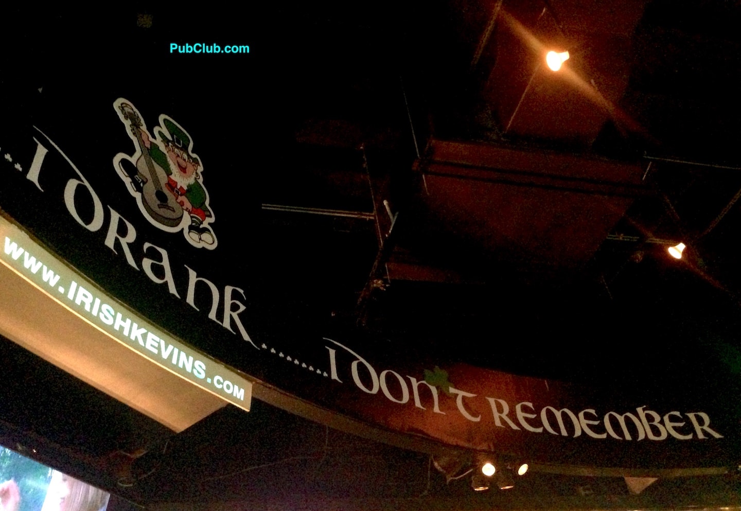 World's Funniest Bar signs Kevin's Irish Bar Key West