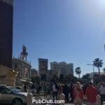 Las Vegas Strip Venetian pedestrians