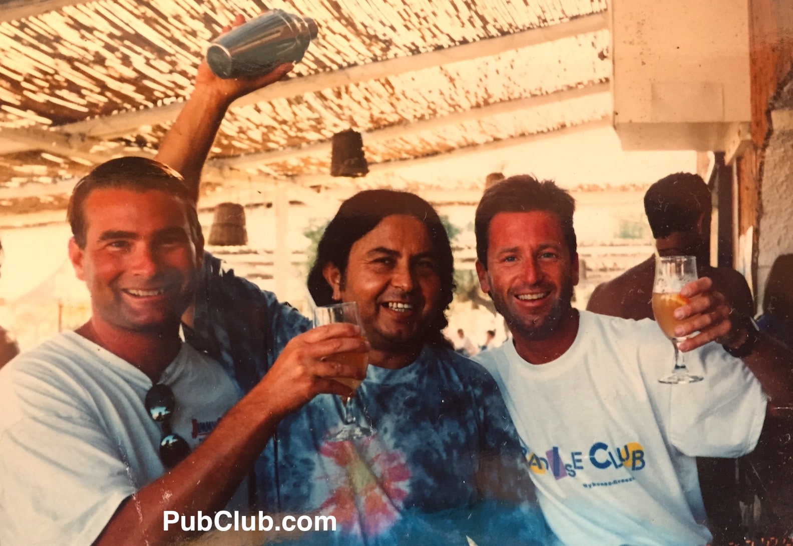 Paradise Beach Club Mykonos Greece bartender