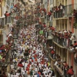 Running of the Bulls balconies