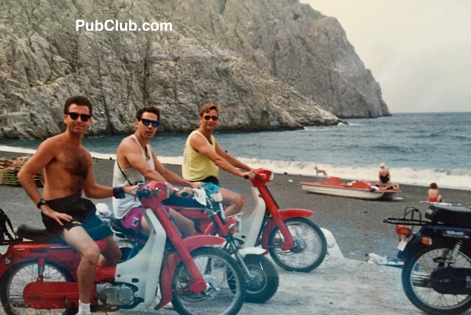 Greek Islands mopeds Santorini Greece
