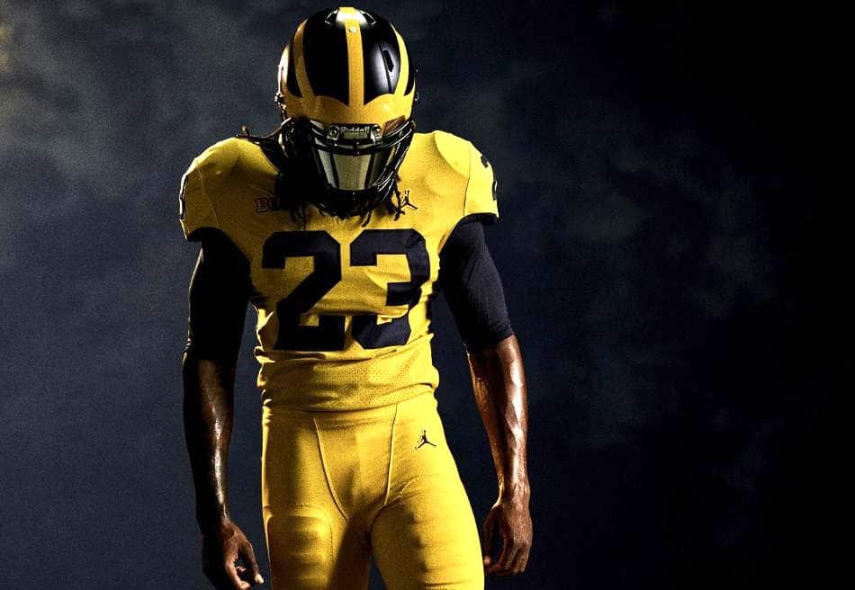 College Football Ugliest Uniforms Michigan all maze