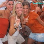 Texas football tailgate party cute girls