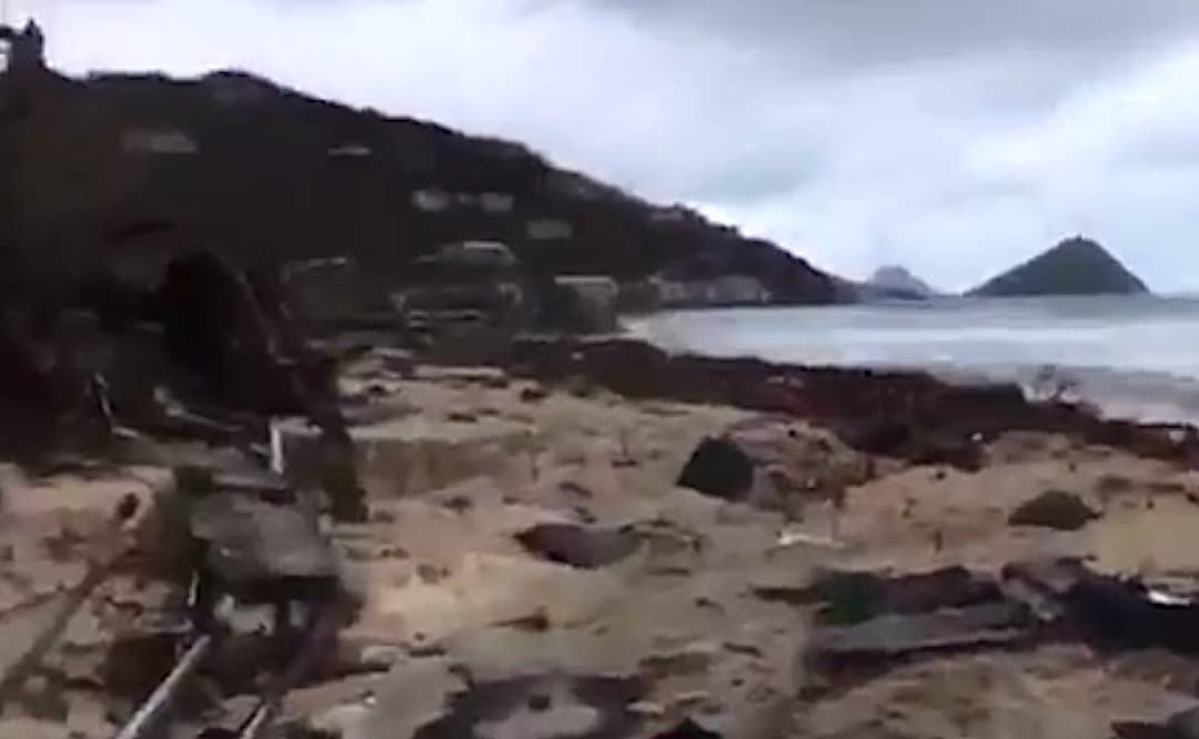 Hurricane Irma British Virgin Islands Bomba's Surfside Shack