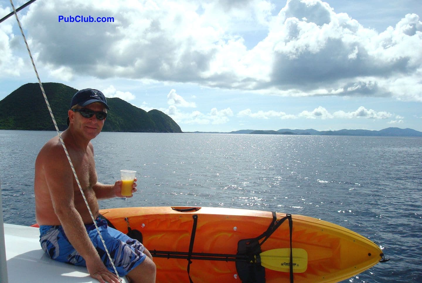 sailing in the British Virgin Islands rum drink