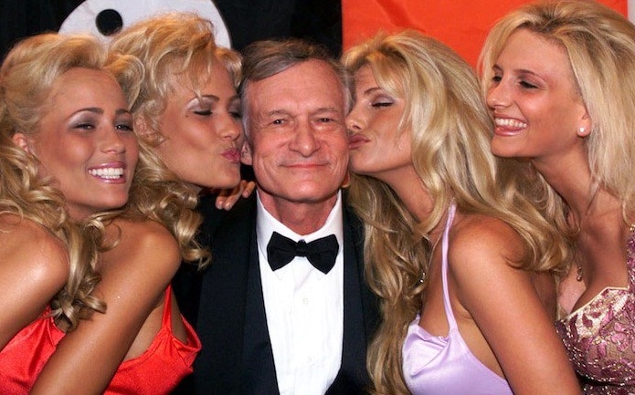 Hugh Hefner Playboy Playmates blondes
