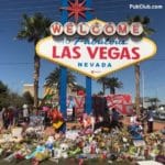 Las Vegas Shooting memorial Vegas sign