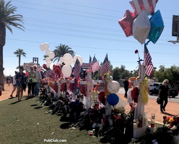 Las Vegas shooting memorials