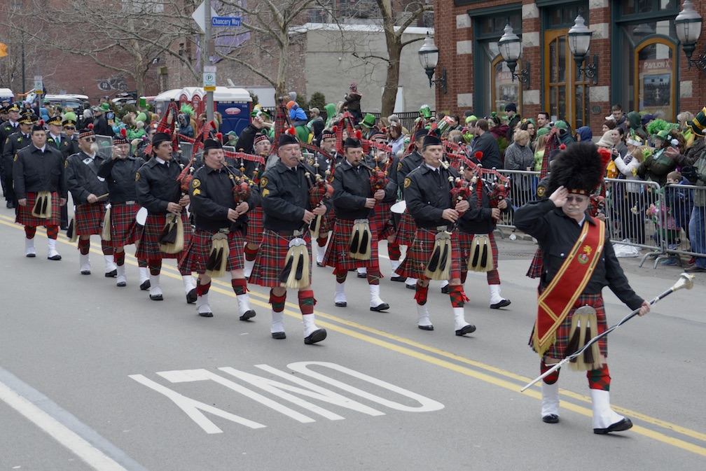 Pittsburgh St. Patricks Day parade Irish band