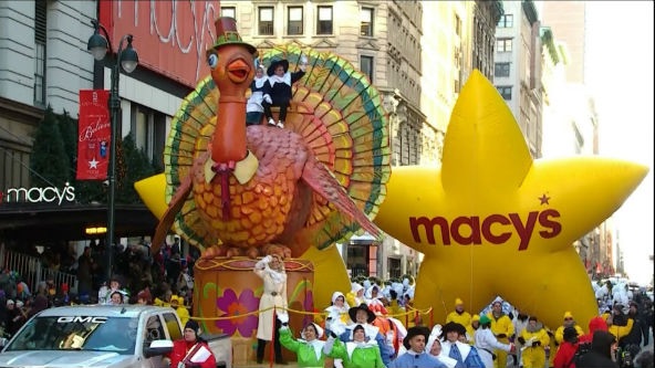 Macy's Thanksgiving Day parade turkey float