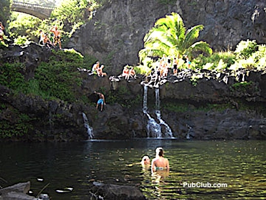 Seven pools waterfall Maui