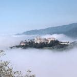 Hearst Castle fog