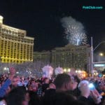Las Vegas Strip New Year's Eve fireworks