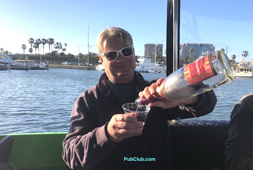 Duffy Boats Electric Boat Rentals Newport Beach champagne