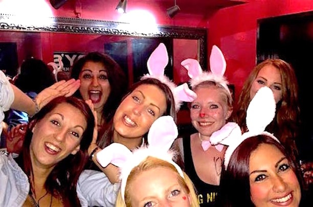 Easter pub crawl bunnies