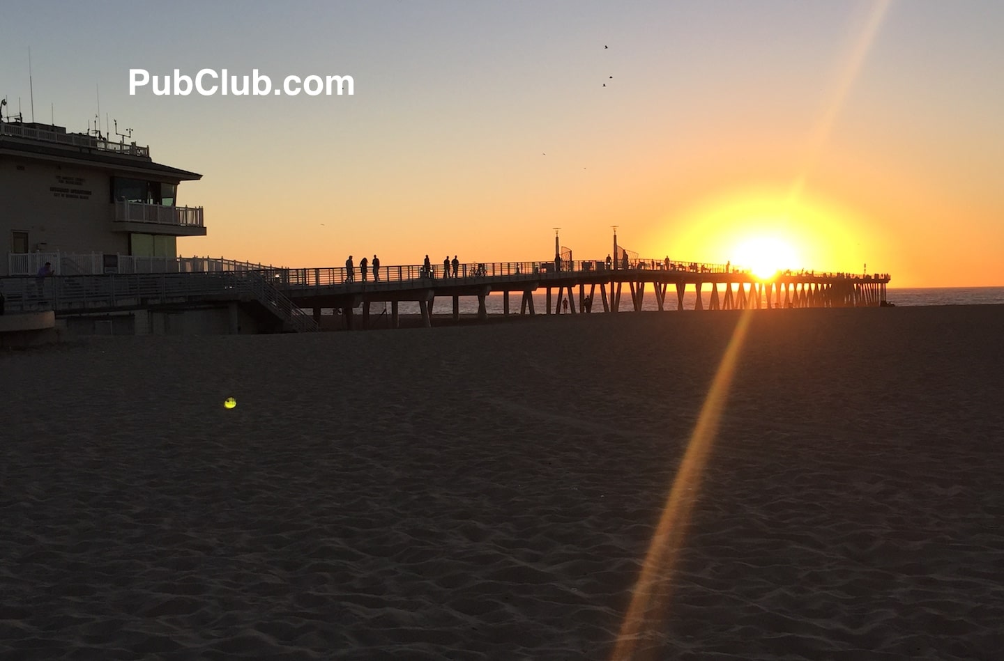 Hermosa Beach Pier sunset
