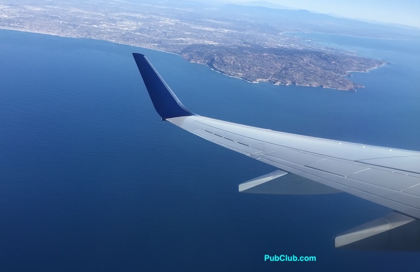 Los Angeles from the air Palos Verdes