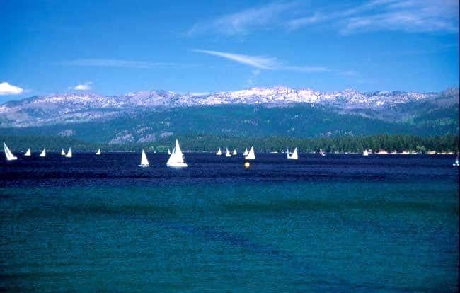 Payette Lake In McCall Idaho sailboats
