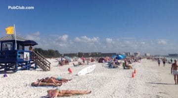 Siesta Key beach Florida bikinis sunbathers