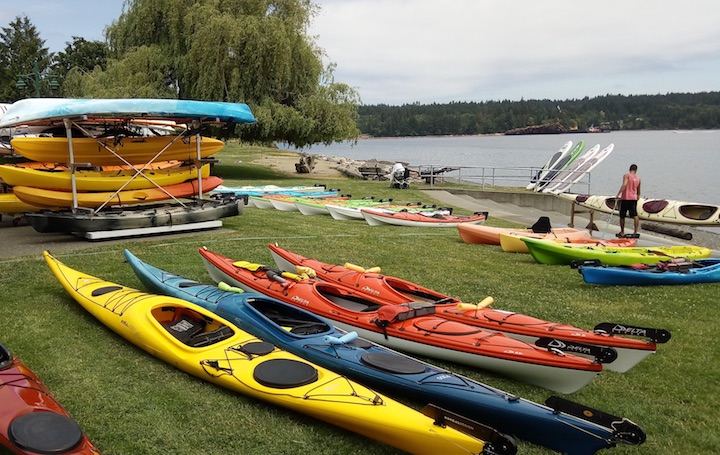 Vancouver Island Nanaimo kayaks