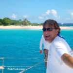 Sailing in the British Virgin Islands PubClub.com travel blogger Sandy Spit
