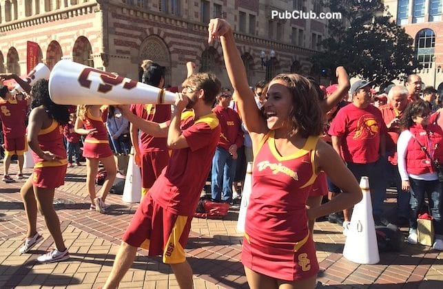 USC football marching band pregame tailgate party