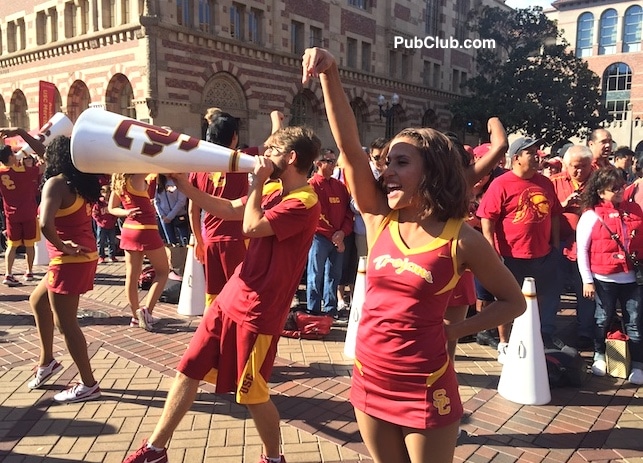 USC football marching band pregame tailgate party