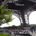 Eiffel Tower Paris tourists