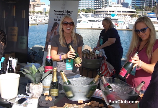 Grand Tasting San Diego Wine Food Festival champagne girls
