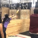 LA AX axe-throwing social club Los Angeles