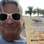 Mega Millions lottery ticket travel blogger