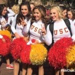 USC Song Girls cheerleaders