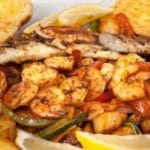 San Pedro Fish Market Grill shrimp tray