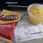 Southwest-Airlines snack Fritos not peanuts