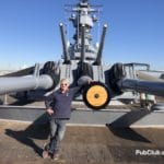 USS Iowa battleship 16-inch guns travel blogger