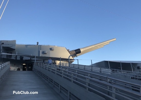 USS Iowa battleship travel blogger 16-inch guns USS Iowa battleship travel blogger 16-inch guns